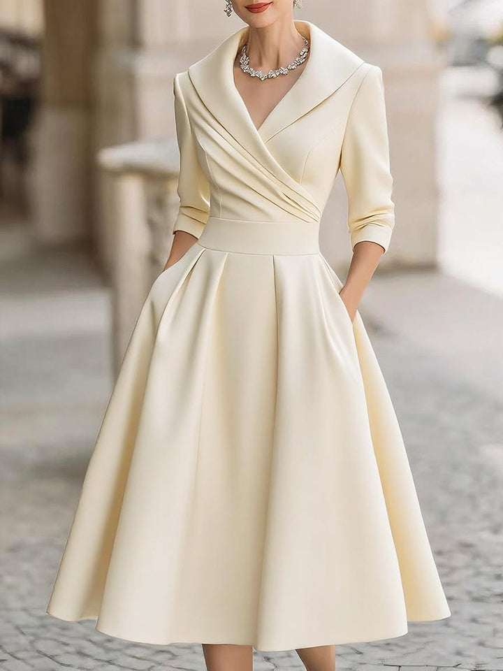 Madelene | Rochie Midi Elegantă