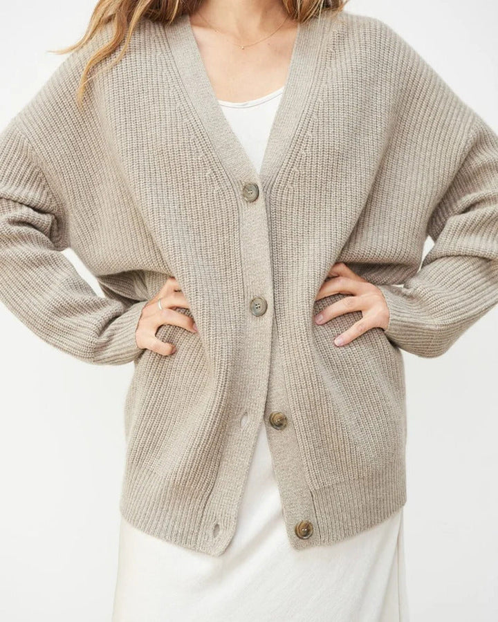 Marian – Cardigan de Damă Cocoon din Tricot Pufos