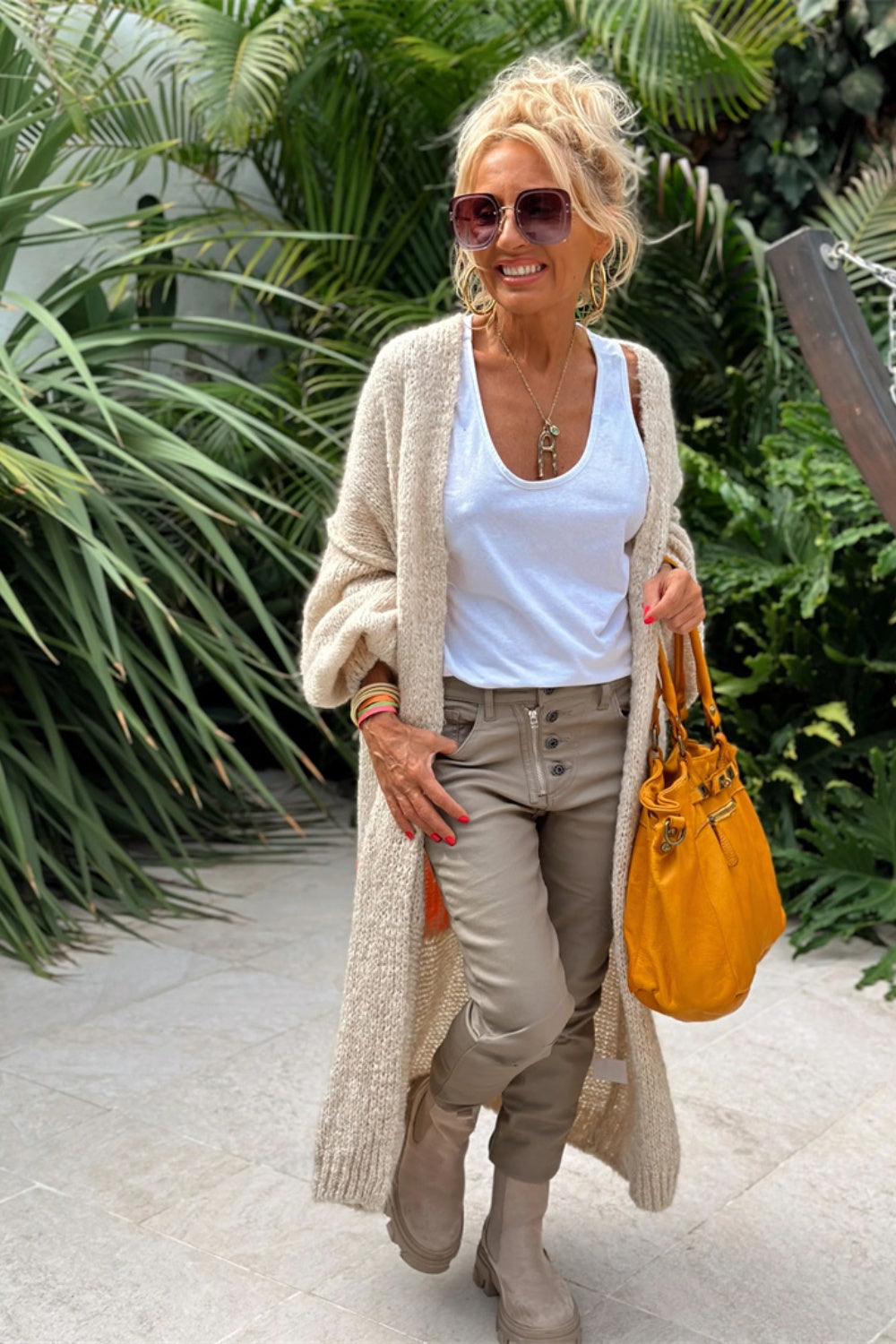 Giovanna | Cardigan lung oversized