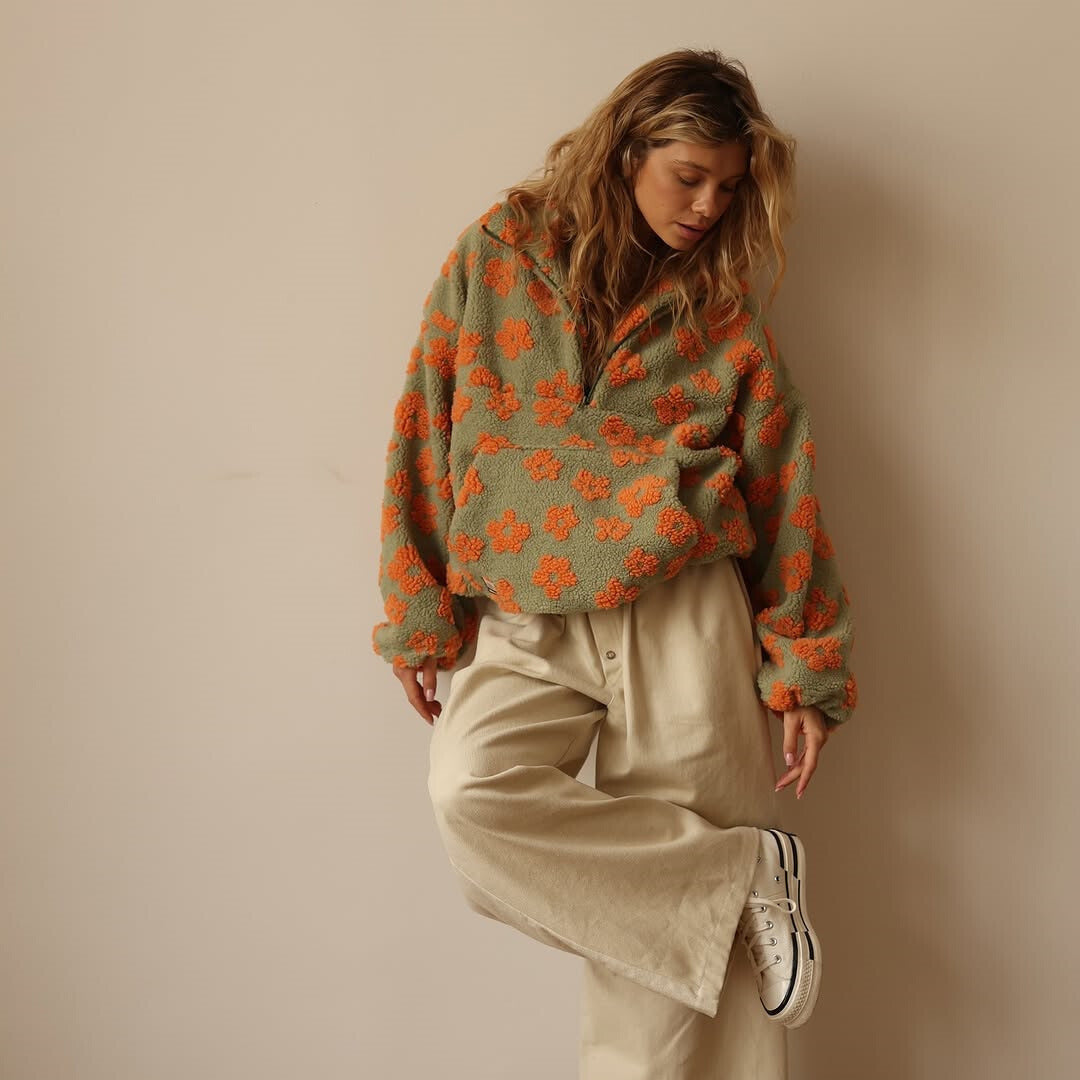 Amalia | Pulover Sherpa boho