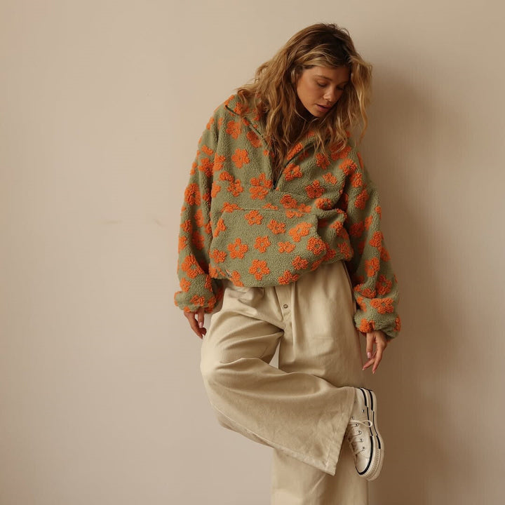 Amalia | Pulover Sherpa boho